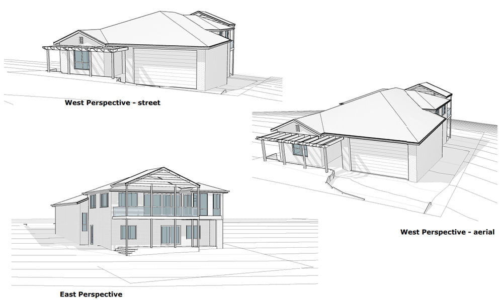 sloping block plan